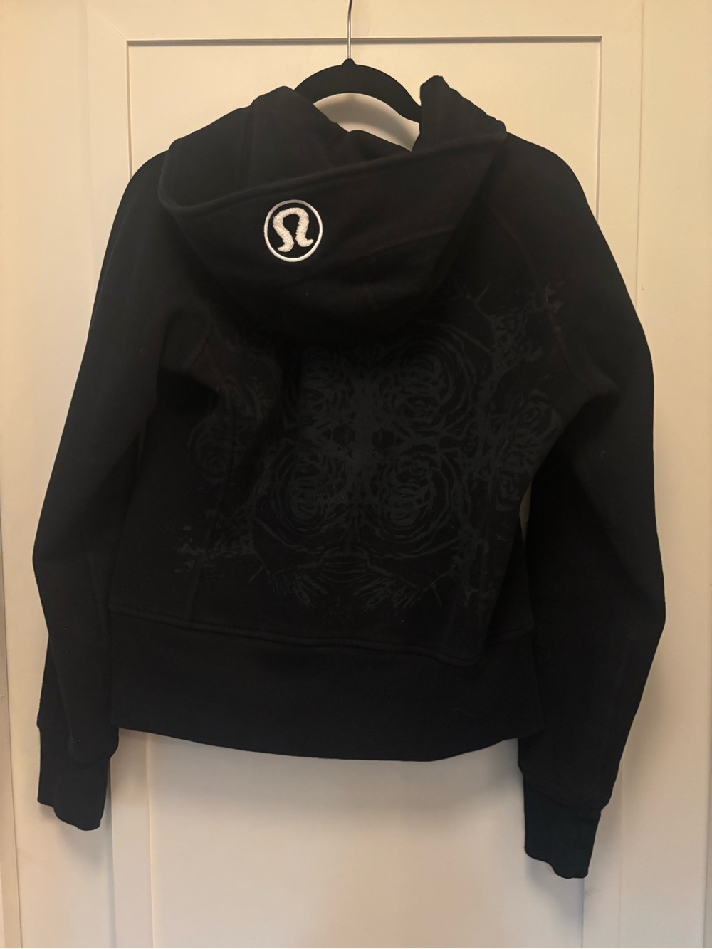 lululemon athletica Scuba Graphic back Black Full-Zip Hoodie